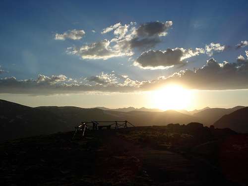 Trail Ridge Sunset