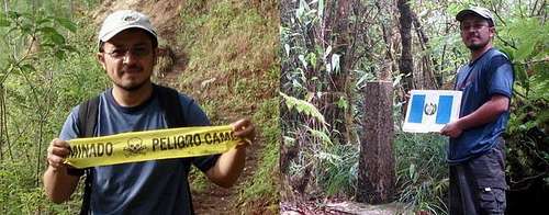 Christian Rodriguez - climbin Cerro Mogoton