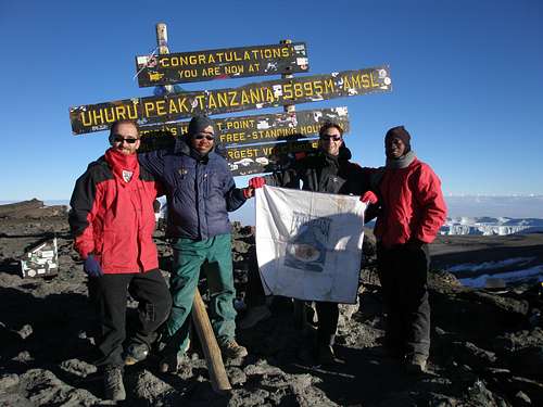 Summit of the Uhuru Peak