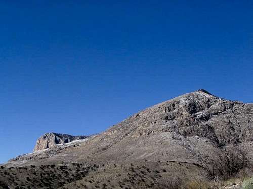 El Capitan and Guadalupe Peak...