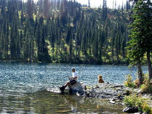 Fishing at Birch Lake