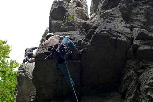 Climbing the Würfeldach