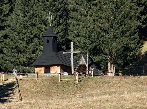 The Dolina Chocholowska church