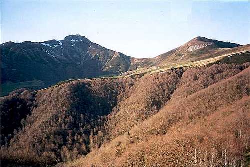 Puy Mary in the evening, Cantal