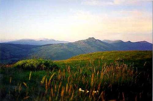 Sunrise in the Santoire valley, Cantal