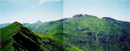 The mountains of the Cantal