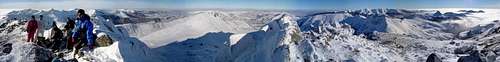 Winter Panorama from the Puy de Peyre Arse