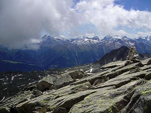 View to Lepontische Alps