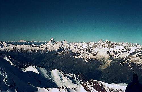 View to the Matterhorn-Group...