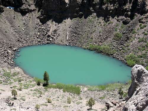 An Inyo Crater Lake