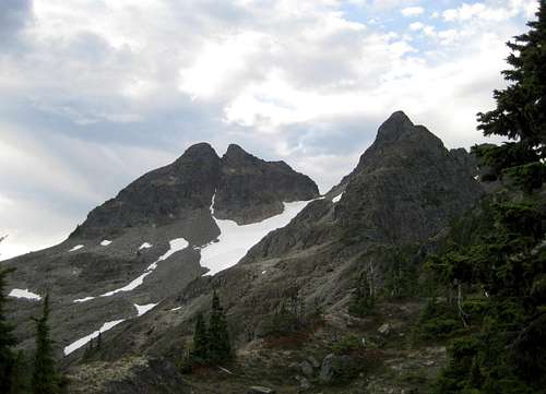 Crown Mountain: N Glacier/West Gully Route