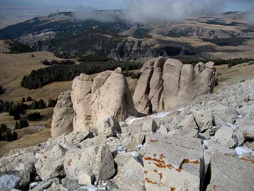Rock Formations on Hunt Mountain