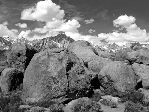 Lone Pine crest from the Alabama Hills