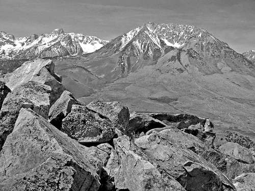 Mt. Humphreys and Basin Mtn. from Grouse Mtn.
