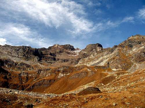 Punta d'Arbola seen from Alpe Devero.