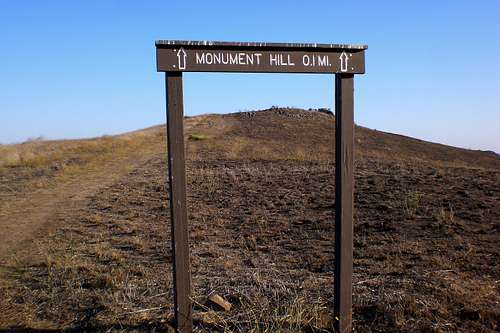 Monument Hill Sign
