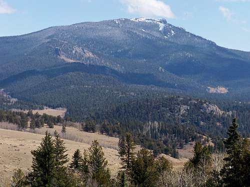 North Tarryall Peak from the West