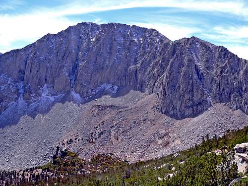 Pointless Peak northeast face