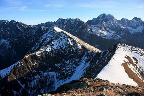 High Tatra ridges from Siroka