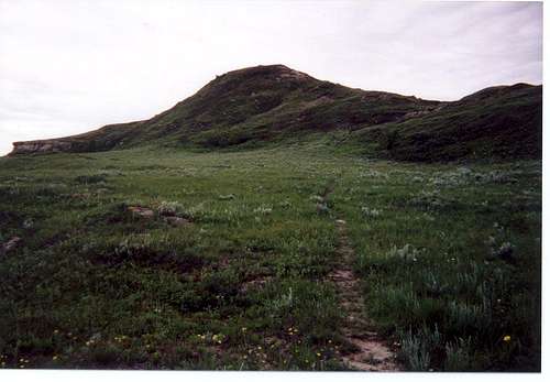 View of White Butte's summit promontory