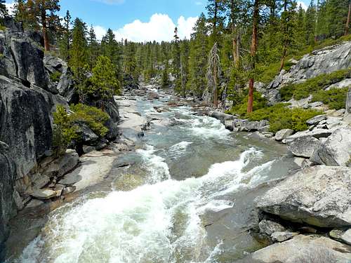 Yosemite Creek before the Falls