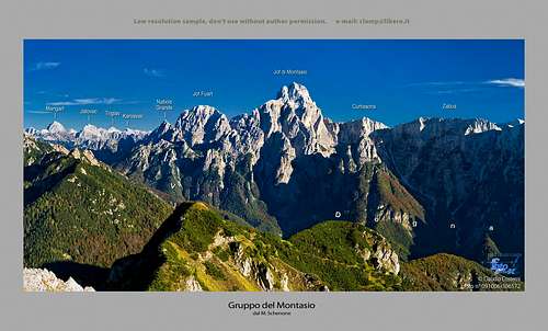 Alpi Giulie dal Monte Schenone