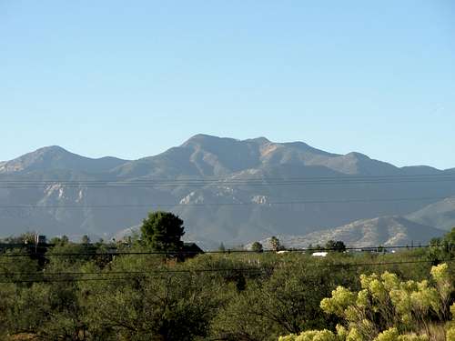 Carr Peak from Sierra Vista