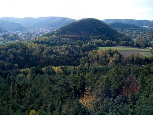 The panorama of the Bavariafels western part : fabulous !