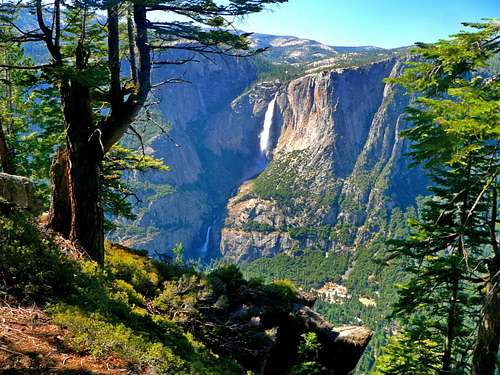 Yosemite Falls from near Glacier Pt.