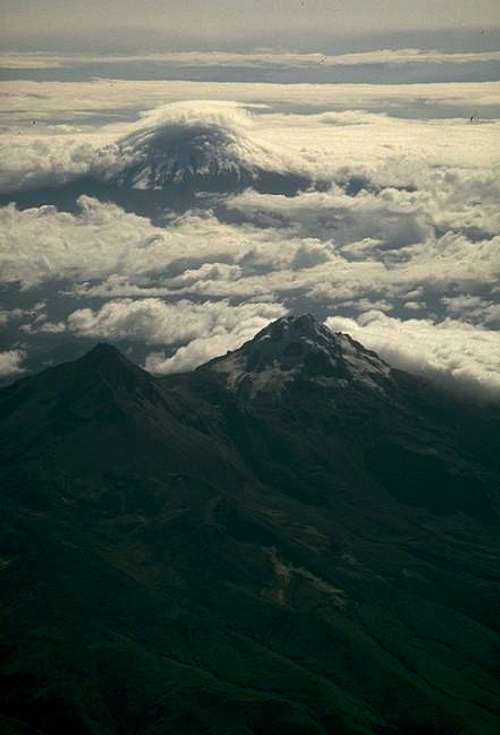 Cotopaxi from the plane