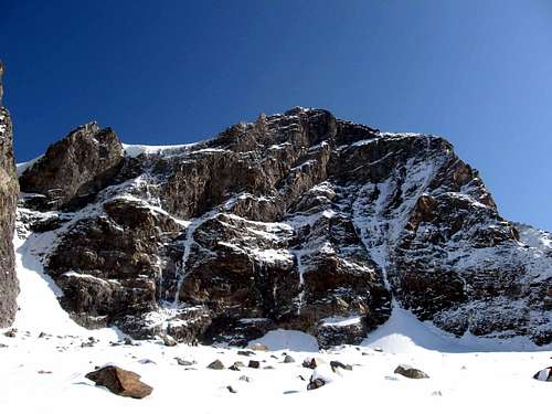 The west wall of Piz d'Argent.