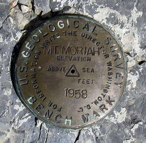 Mt. Moriah Benchmark (NV)