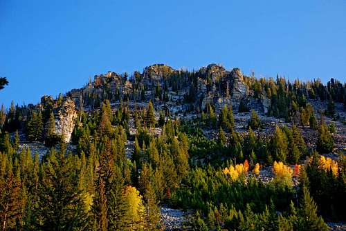 Sheafman Crags and Fall Color
