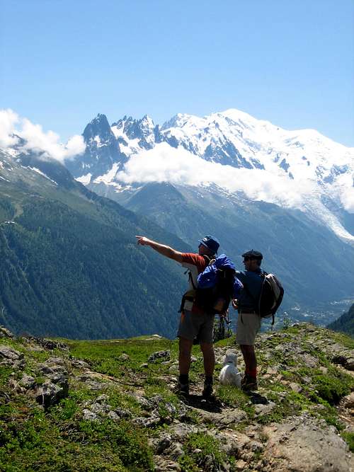 two french hikers