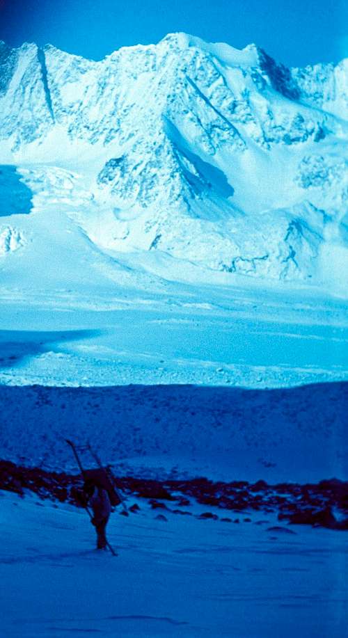 Roerich Peak (3492 m) and Ak-Oyuk (3670 m)