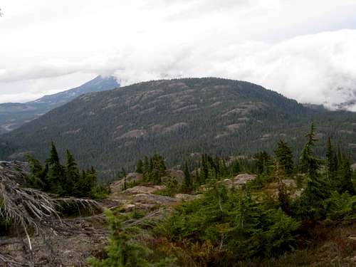 Mt Drabble from Mt Becher