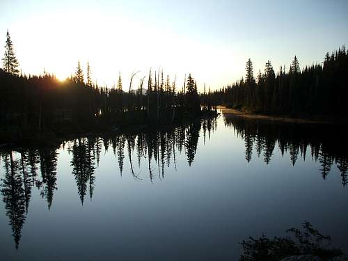 Birch Lake at dawn