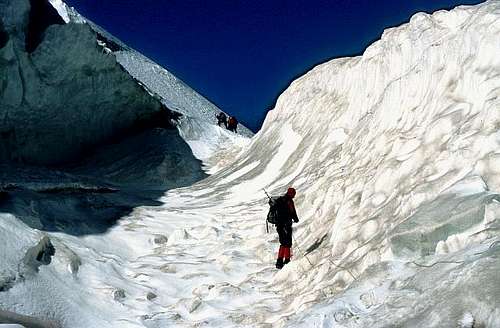Icefall - Zamok Glacier