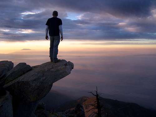 Hannan On Cucamonga Peak