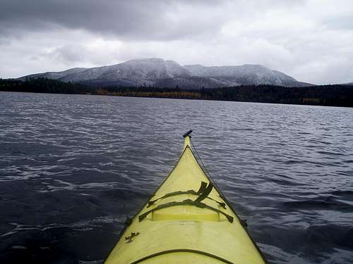 Ampersand Mtn. from Middle Saranac lake
