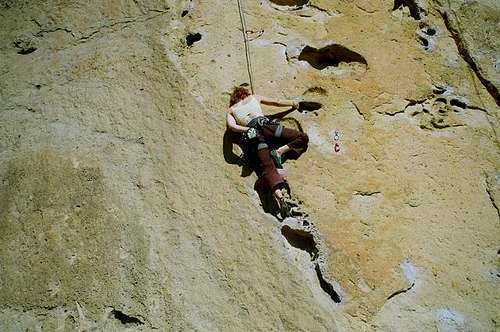 Front side moderate sport climbs at Smith Rock, Oct 2008