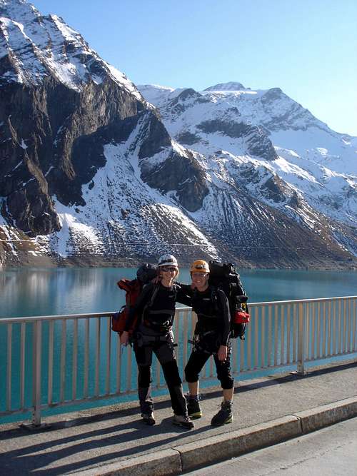 On Mooserboden dam