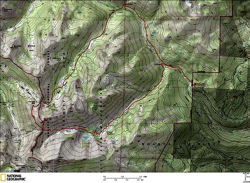 Bear Basin Loop Trail Map