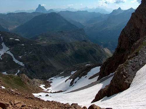 Ossau from Pic d'Aspe