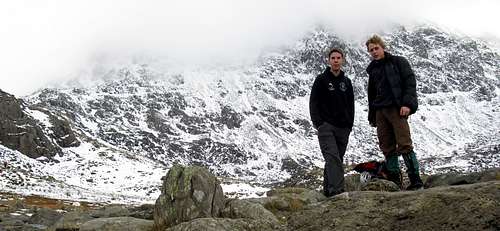 Carl & Lewis, Glyder Fach behind