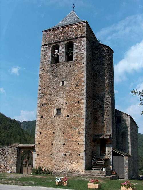 Church of Lafortunada, High Aragon, Spannish Pyrenees