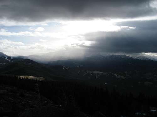 Storm over Trout Peak