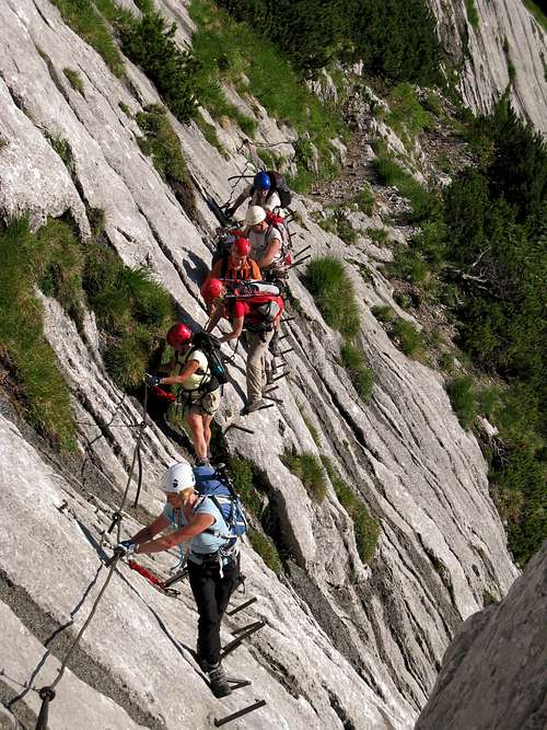 Zugspitze Via ferrata Hollental klettersteig