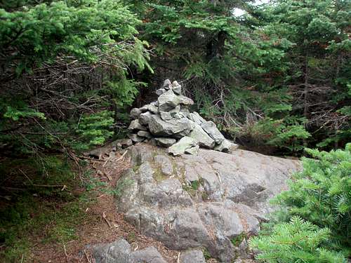Summit cairn of Galehead