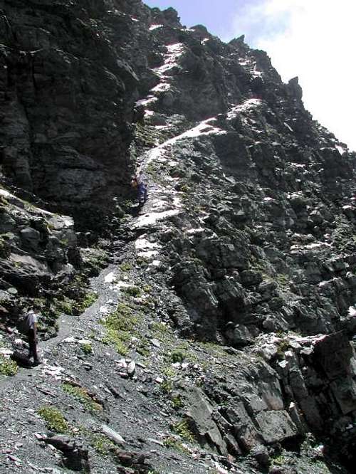 Along the pathway to Col du Bastillon <i>2757m</i>